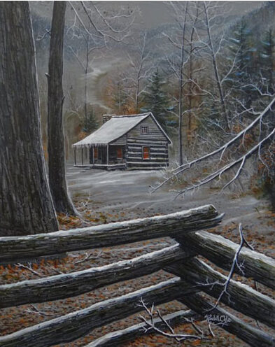 Carter Shields Cabin Cades Cove by Randall Ogle