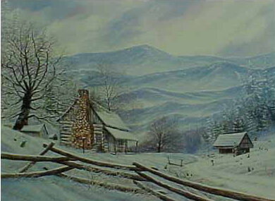 Winter Reaches Possum Hollow by Randall Ogle