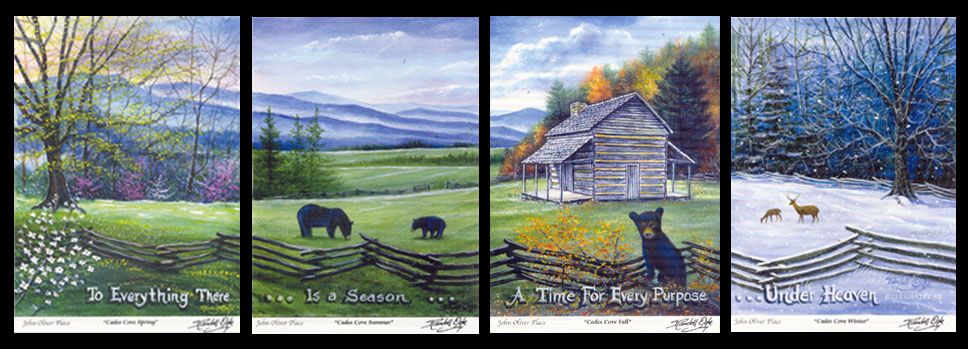 John Oliver Cabin 4 Seasons by Randall Ogle